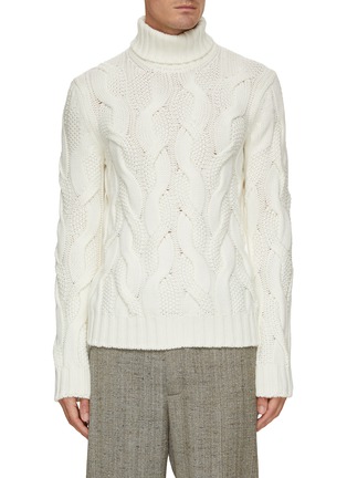 Main View - Click To Enlarge - EQUIL - Cable Knit Sweater