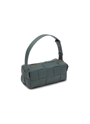 Brick Cassette Small Intrecciato Leather Messenger Bag