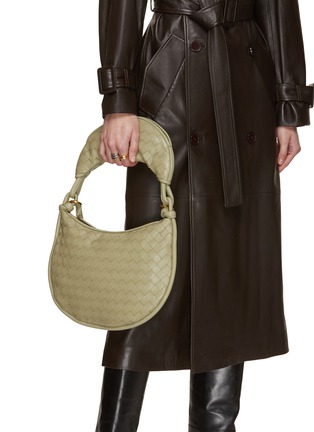 Figure View - Click To Enlarge - BOTTEGA VENETA - Medium Gemelli Intrecciato Leather Shoulder Bag