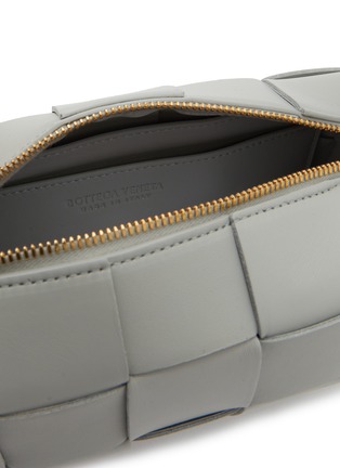 White Brick Cassette Intrecciato-leather shoulder bag