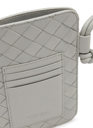 Detail View - Click To Enlarge - BOTTEGA VENETA - Intrecciato 15 Leather iPhone Sleeve on Strap