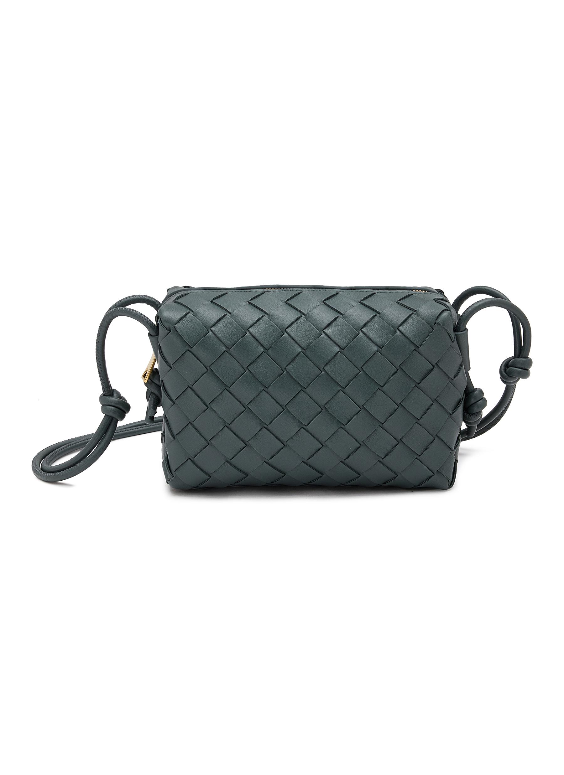 BOTTEGA VENETA Loop small intrecciato leather shoulder bag