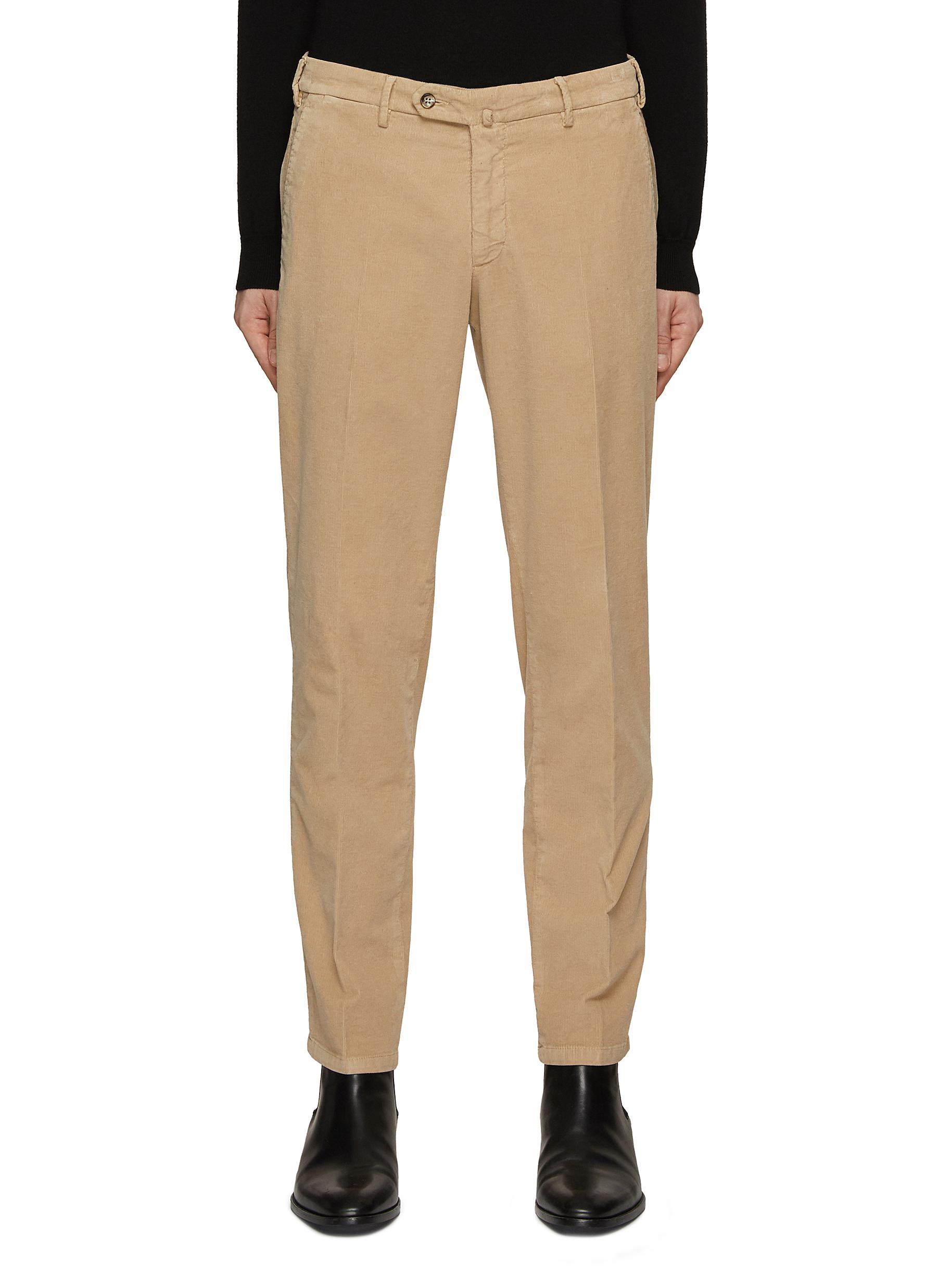 Buy Arrow Sports Mid Rise Flat Front Trousers - NNNOW.com