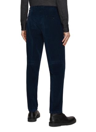 Blue Regular Fit Men's Casual Corduroy Trousers - Buy Online in India @  Mehar