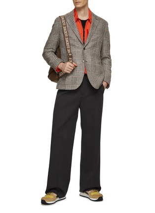 Figure View - Click To Enlarge - EQUIL - Notch Lapel Plaid Blazer