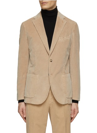 Main View - Click To Enlarge - EQUIL - Notch Lapel Corduroy Blazer