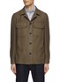 Main View - Click To Enlarge - EQUIL - Chest Pocket Wool Blend Shirt Jacket