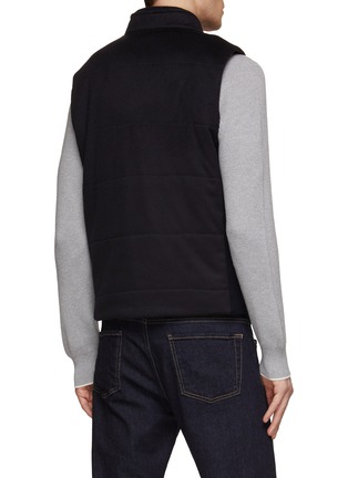Back View - Click To Enlarge - EQUIL - Zip Up Cashmere Knit Vest