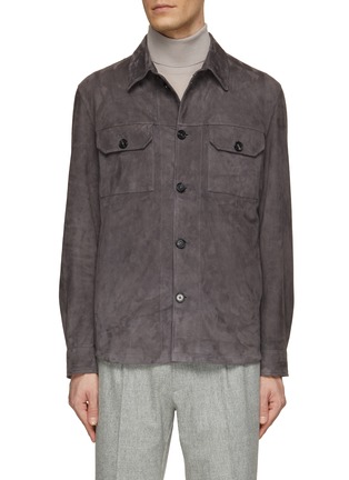 Main View - Click To Enlarge - EQUIL - Suede Shirt Jacket
