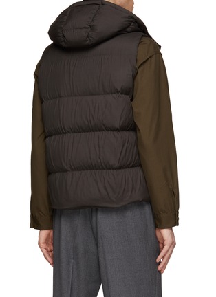 Back View - Click To Enlarge - EQUIL - Removable Hood Puffer Vest