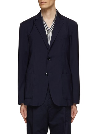 Main View - Click To Enlarge - BARENA - Single Breasted Wool Blazer