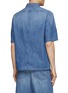 Back View - Click To Enlarge - BARENA - Multi Pocket Work Denim Shirt