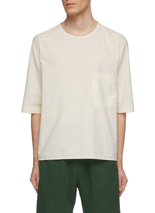 Main View - Click To Enlarge - BARENA - Chest Pocket Cotton T-Shirt