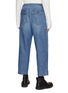 Back View - Click To Enlarge - BARENA - Cropped Straight Leg Jeans