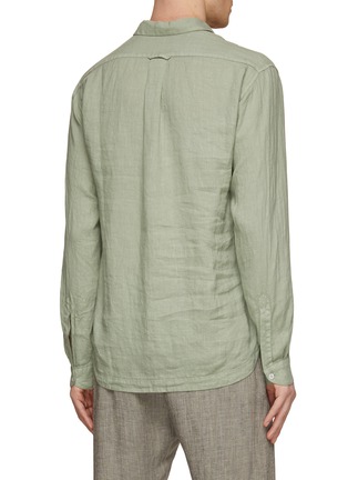Back View - Click To Enlarge - BARENA - Pavan Telino Linen Shirt