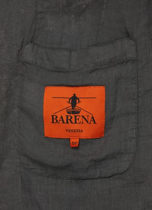  - BARENA - Single Breasted Linen Blazer