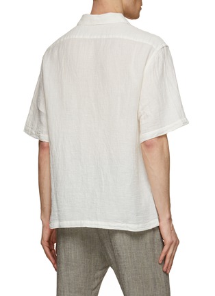 Back View - Click To Enlarge - BARENA - Donde Cotton Linen Shirt