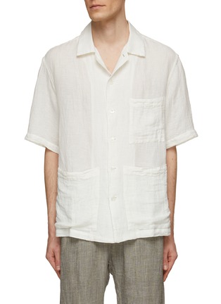 Main View - Click To Enlarge - BARENA - Donde Cotton Linen Shirt
