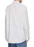 Back View - Click To Enlarge - BARENA - Stripe Talian Cotton Shirt