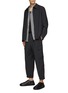 Figure View - Click To Enlarge - BARENA - Side Pocket Wool Joggers