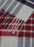 JOHNSTONS OF ELGIN - Chequered Wool Scarf
