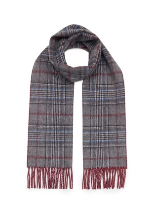 JOHNSTONS OF ELGIN | Traditional Chequered Reversible Cashmere Scarf