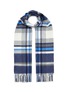 Main View - Click To Enlarge - JOHNSTONS OF ELGIN - Flannel Check Cashmere Scarf