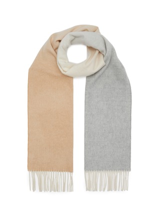 Main View - Click To Enlarge - JOHNSTONS OF ELGIN - Ombré Cashmere Scarf