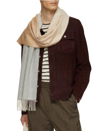 Figure View - Click To Enlarge - JOHNSTONS OF ELGIN - Ombré Cashmere Scarf