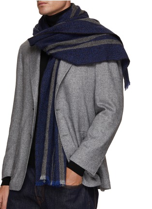 Figure View - Click To Enlarge - JOHNSTONS OF ELGIN - Donegal Cashmere Scarf
