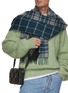 Figure View - Click To Enlarge - JOHNSTONS OF ELGIN - Sports Reversible Cashmere Scarf