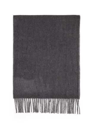 Main View - Click To Enlarge - JOHNSTONS OF ELGIN - Contrast Reversible Cashmere Scarf