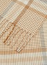 Detail View - Click To Enlarge - JOHNSTONS OF ELGIN - Chequered Houndstooth Wool Scarf