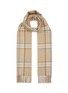 Main View - Click To Enlarge - JOHNSTONS OF ELGIN - Chequered Houndstooth Wool Scarf