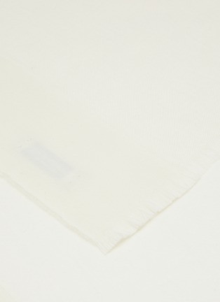 Detail View - Click To Enlarge - JOHNSTONS OF ELGIN - Ribbon Wool Scarf