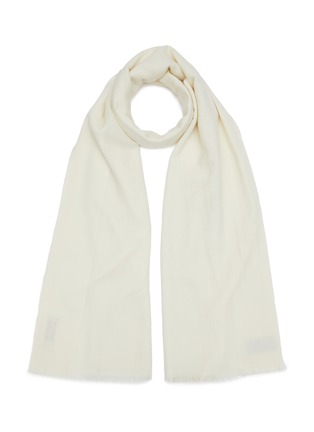 Main View - Click To Enlarge - JOHNSTONS OF ELGIN - Ribbon Wool Scarf