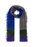 Main View - Click To Enlarge - CASHÀ - Colourblock Cashmere Silk Knit Stole