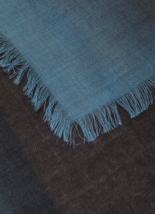Detail View - Click To Enlarge - CASHÀ - Ombré Cashmere Silk Knit Stole