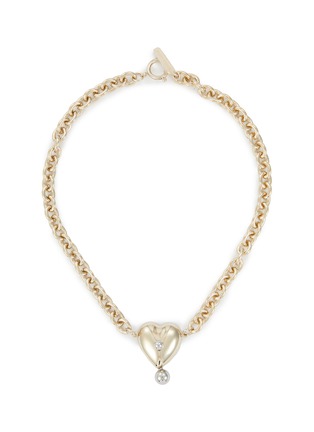 Main View - Click To Enlarge - JUSTINE CLENQUET - Nic Palladium 24K Gold Plated Necklace