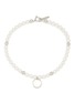 Main View - Click To Enlarge - JUSTINE CLENQUET - Leeloo Palladium Plated Brass Crystal Pearl Necklace