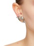 Figure View - Click To Enlarge - JUSTINE CLENQUET - Juno Palladium Plated Crystal Earrings