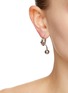 Front View - Click To Enlarge - JUSTINE CLENQUET - Blair Palladium Plated Earrings