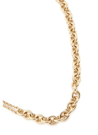 Detail View - Click To Enlarge - JUSTINE CLENQUET - Ryan 24K Gold Plated Brass Necklace