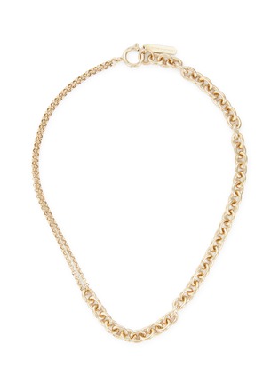Main View - Click To Enlarge - JUSTINE CLENQUET - Ryan 24K Gold Plated Brass Necklace