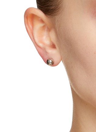 Front View - Click To Enlarge - JUSTINE CLENQUET - Glen Palladium Plated Brass Earrings