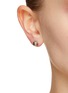 Front View - Click To Enlarge - JUSTINE CLENQUET - Glen Palladium Plated Brass Earrings