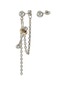 Main View - Click To Enlarge - JUSTINE CLENQUET - Glen Palladium Plated Brass Earrings