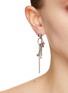 Figure View - Click To Enlarge - JUSTINE CLENQUET - Glen Palladium Plated Brass Earrings