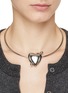 Figure View - Click To Enlarge - JUSTINE CLENQUET - Peaches Palladium Plated Choker