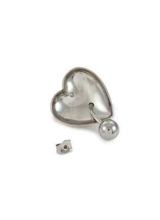 Detail View - Click To Enlarge - JUSTINE CLENQUET - Max Palladium Plated Brass Crystal Single Earring